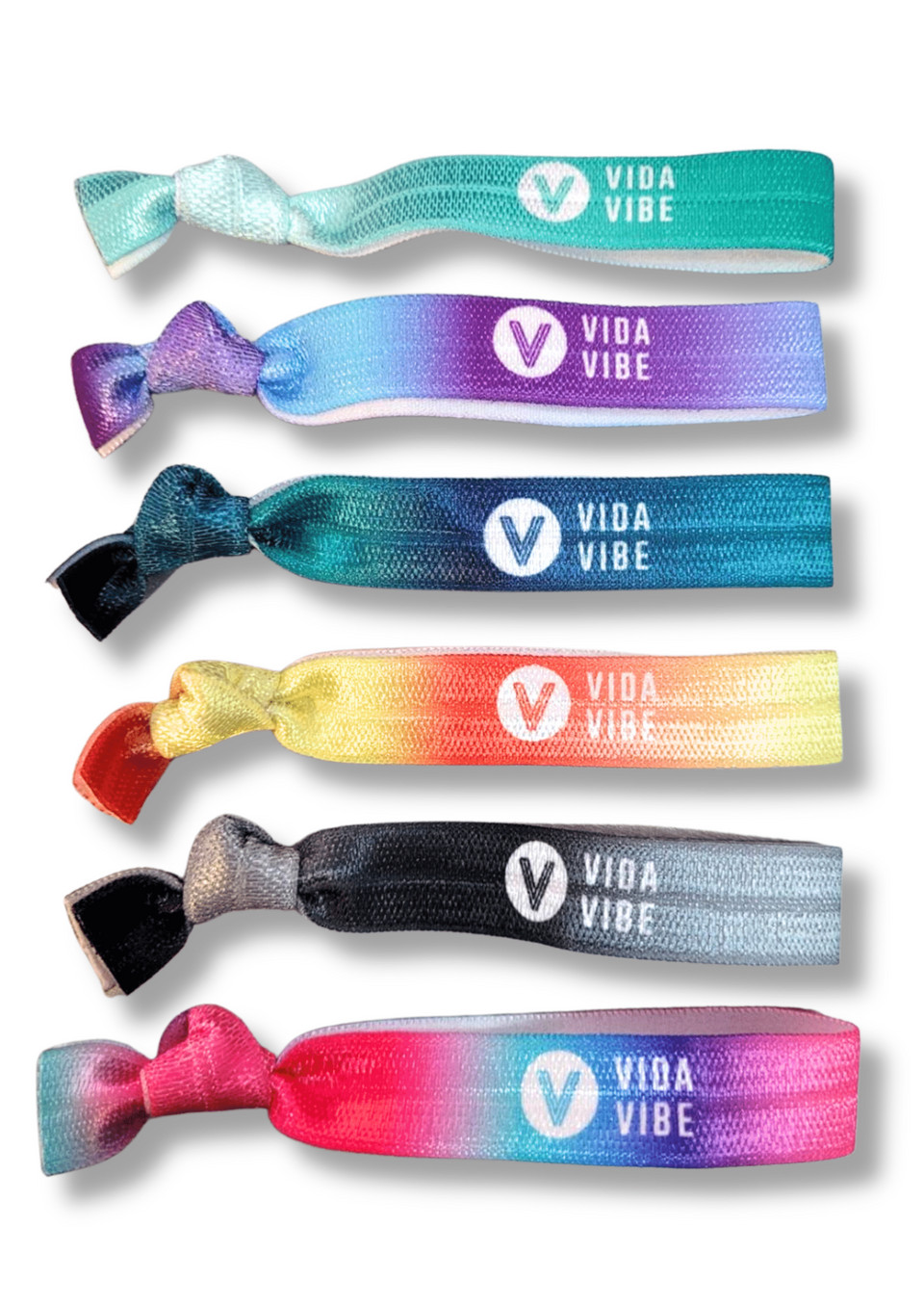 Elastic Hair Ties 6 Pack